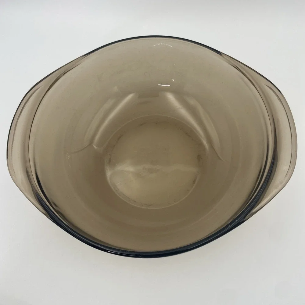 Vintage PYREX Amber Glass Round Casserole 1.5L‎ Baking Dish 023N With Lid 623C